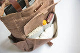 Papyrus | Convertible Diaper Backpack in Pecan Brown