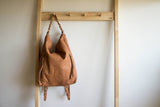 Neve Hobo Convertible Tote in Tan brown - Carry Goods Co.