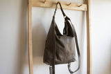 Neve Hobo Convertible Tote in Taupe Grey - Carry Goods Co.
