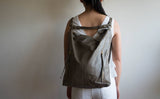 Neve Hobo Convertible Tote in Taupe Grey - Carry Goods Co.