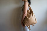 Neve Hobo Convertible Tote in Nude - Carry Goods Co.