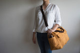 11 Pocket Diaper Bag Tote in Burnt Yellow - Carry Goods Co.