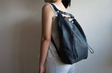Neve Hobo Convertible Tote in Midnight Navy Blue - Carry Goods Co.