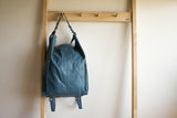 Neve Hobo Convertible Tote in Slate Blue - Carry Goods Co.