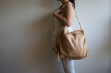 Neve Hobo Convertible Tote in Nude - Carry Goods Co.