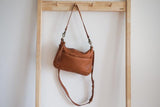 Small Cross body Leather Bag in Tan Brown - Carry Goods Co.