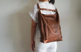 Neve Hobo Convertible Tote in Dark Brown - Carry Goods Co.
