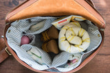 Noa Leather Bucket Backpack in Dark Brown - Carry Goods Co.