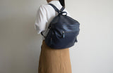 Noa Convertible Bucket Bag in Midnight Navy Blue - Carry Goods Co.